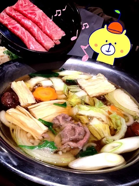 Snapdishの料理写真:しゃぶしゃぶコース♡|ＭＩＩさん