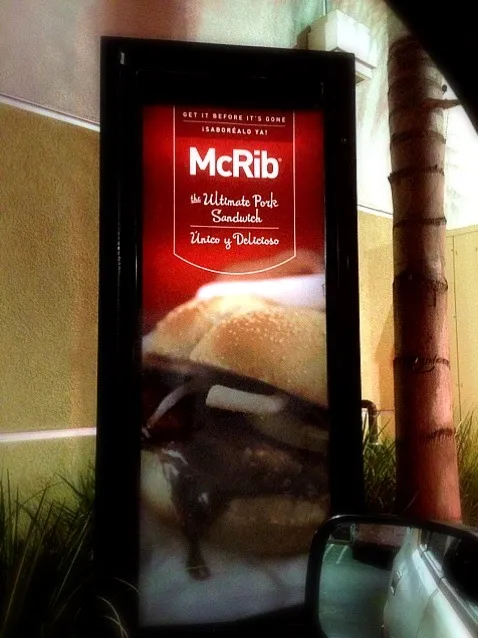 McRib is back!|Hideki Manabeさん