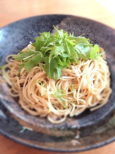 SKYのケンタロさんからいただいた蟹味噌ソースでパスタ♡|なおさん