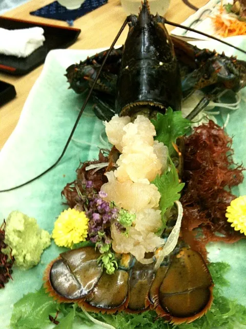 Snapdishの料理写真:Lobster sashimi <3 it was exquisite!!!|Rikka Lynnさん