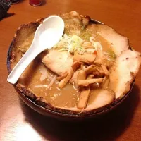 Snapdishの料理写真:ゴマミソらーめん。|りあさん