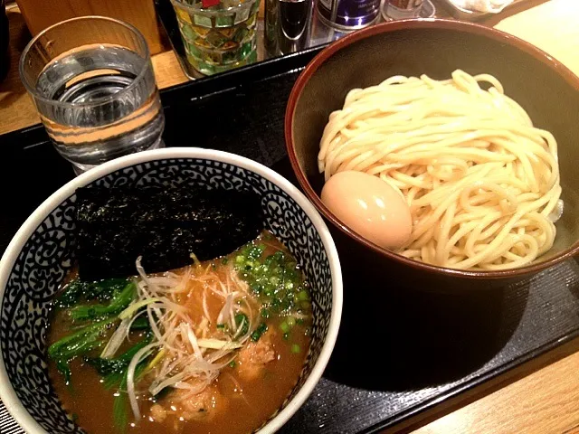 Snapdishの料理写真:半熟味玉濃厚魚介つけ麺|あーちゃんさん