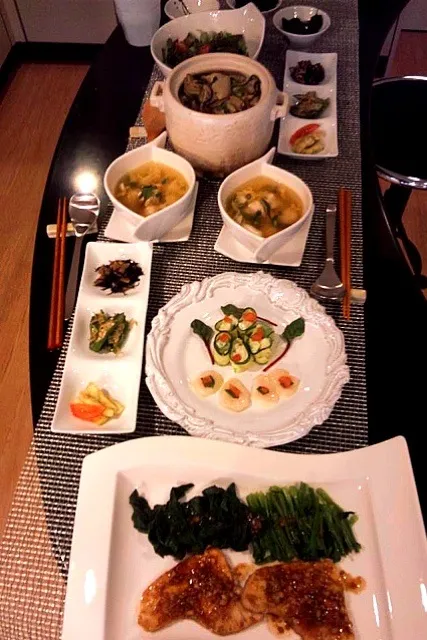 メカジキのしょうがソテー♪牡蠣の土鍋ご飯♪ホタテとアボカドのズッキーニ巻き♪|千廣さん