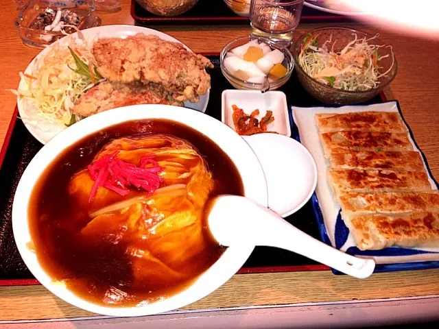 天津飯定食|まりもさん