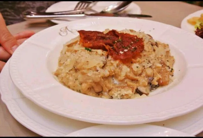 Wild mushroom risotto|genさん