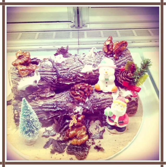 Cocoa Berry Log Cake|laumeikuanさん