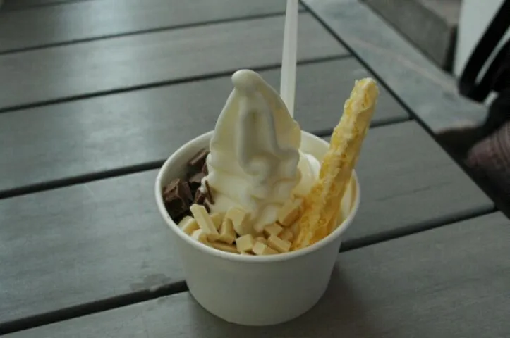 First & last time trying frozen yoghurt..|Anni O.さん