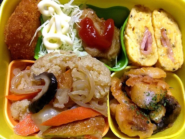 Snapdishの料理写真:2012/12/17(Mon.)パパ弁☆|Mickiさん