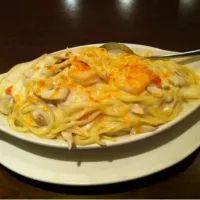 Chicken Mushroom Spaghetti with Cream Sauce|Leo Fさん