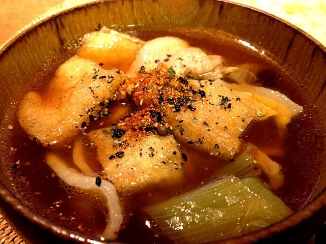 Snapdishの料理写真:肉汁うどん つけ汁感|KAZUTOさん