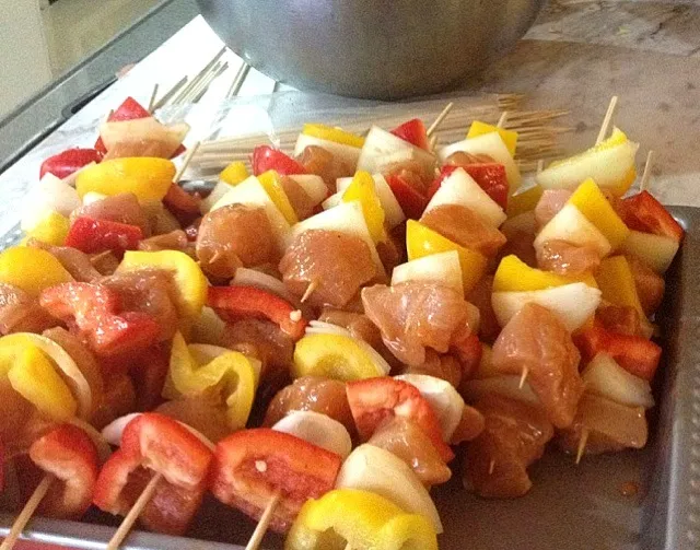 BBQ Weekend: Chicken Skewer & Homemade BBQ Sauce|Queenさん