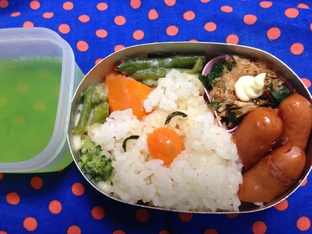 幼稚園弁当|母さんたぬきさん