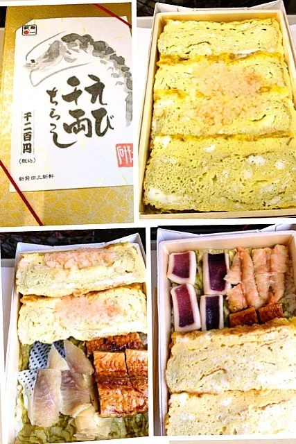 イチオシの駅弁 『えび千両ちらし』|かずひこさん