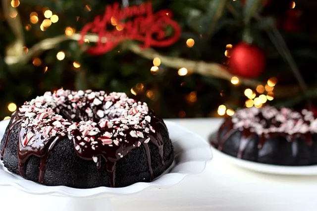 Chocolate Peppermint Bundt Cake  (recipe adapted from "Cake Simple")|zina jacksonさん