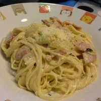 Cream sauce spaghetti|cocoさん