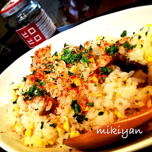 夜光貝でイタリアンな炒飯|みきやん☺︎さん