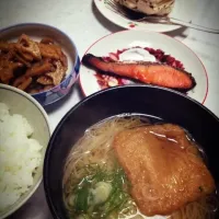 きつねにゅうめん(え？)定食