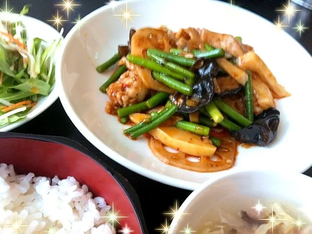 今日の賄い…メンマ＆豚肉の炒め物|KAORIさん