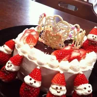 一週間早い我が家のChristmasケーキ|さとみさん