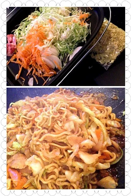 Many vegetable chow mein☆野菜たっぷり焼きそば for kids|🌈Ami🍻さん