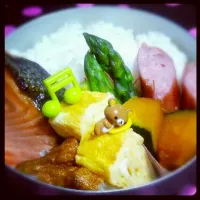 Snapdishの料理写真:今日のお弁当♬|Tomoko  Terashimaさん