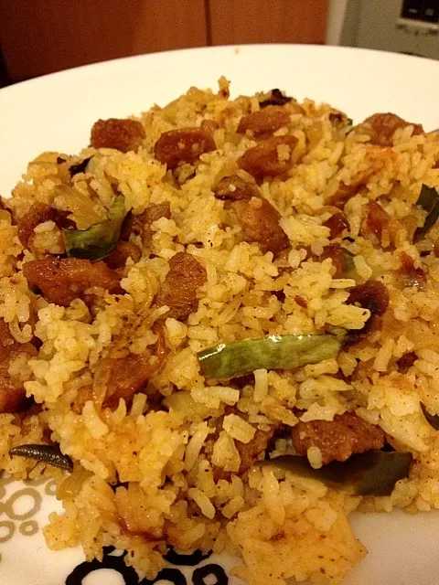 sausage fried rice 😋|fadheelaさん