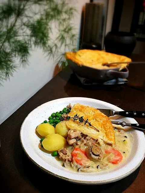 Chicken and leek pie|rick chanさん