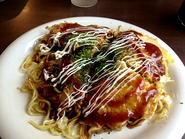 Snapdishの料理写真:鉄板焼き居酒屋 大昌の豚玉|堀江史朗さん