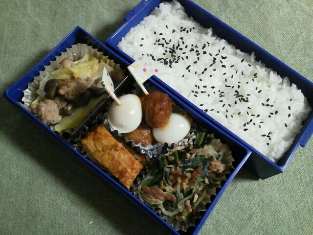 Snapdishの料理写真:パパお弁当|@AAries36さん