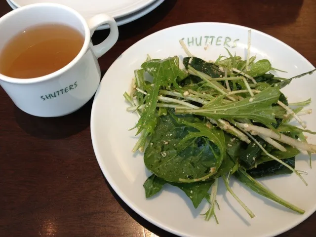 豆腐ドレッシングサラダとたまごのスープ|みゅうさん