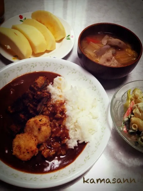 カツカレー🍛その他。|かまさん