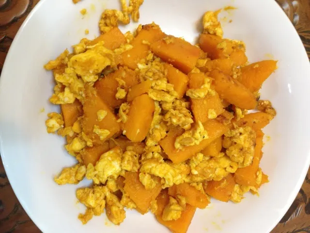 Fried Pumkin with egg|liliさん