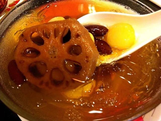 Mix Beans in Longan Juice with Ice ~ ^^|KumiKumaChanさん