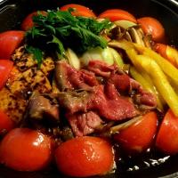 トマト🍅すき焼き🐮