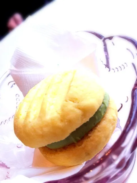 Snapdishの料理写真:Green tea yoyo cookie🍵🍪|PeonyYanさん