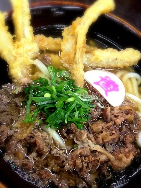 資さんうどん  肉うどん、ゴボ天トッピング|renさん