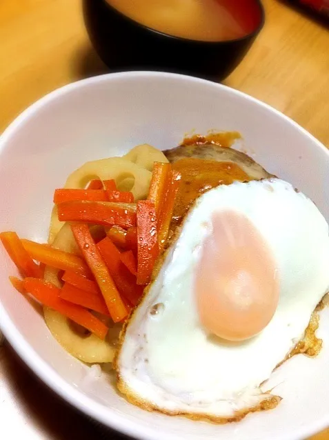 ロコモコ丼？(^_^;)|ゆみさん