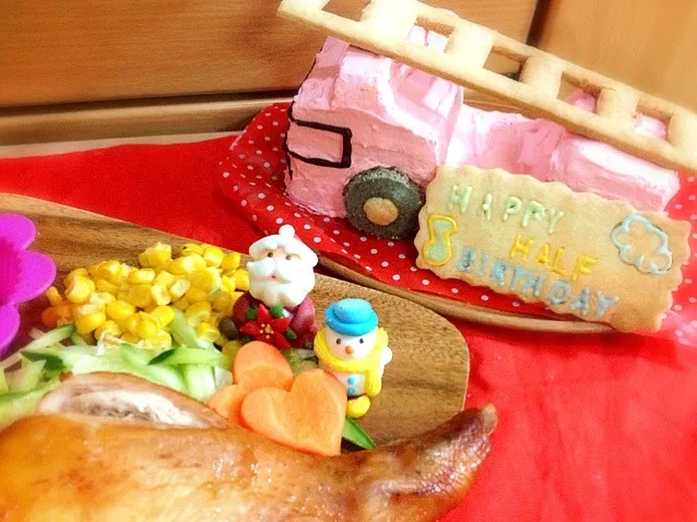 Snapdishの料理写真:早めのXmasディナー|♡SAKI♡さん