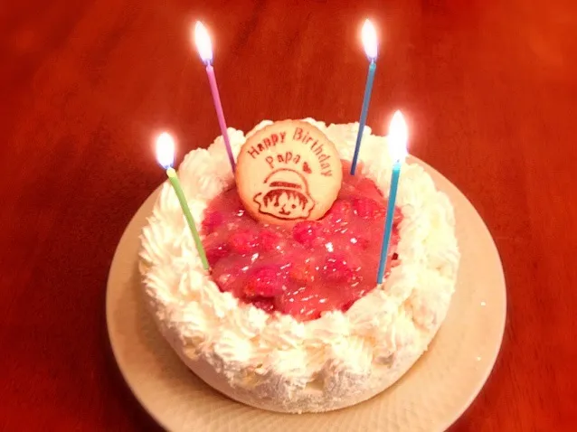 お誕生日のレアチーズケーキ|ミッチーZさん