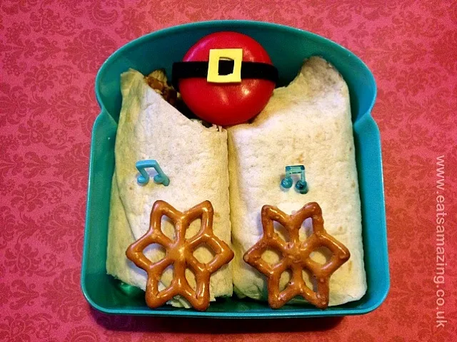 Wraps with Santa Babybel Bento|Grace Hallさん