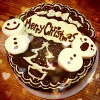 Snapdishの料理写真:クリスマスチョコケーキ|eriさん