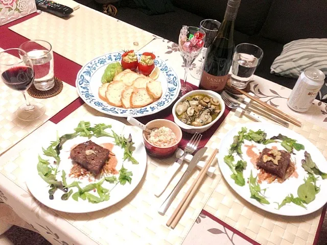 Snapdishの料理写真:持ち寄り女子会♡Xmasバージョン。|seiさん