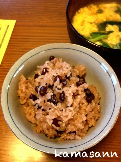 意味もなく、お赤飯|かまさん