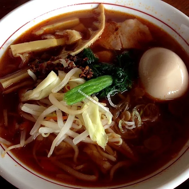 辛味醤油ラーメン|いだっちさん