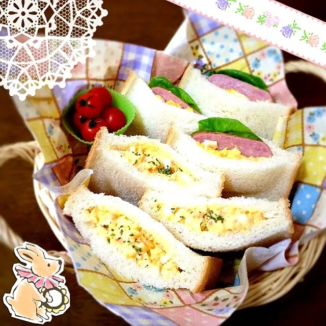 Snapdishの料理写真:ポケットサンド♡|ゆりっぺ⋆*❁さん