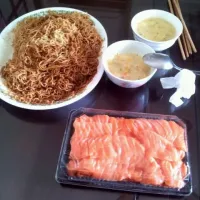 Homemade Ramen + Clam Chowder + Fresh box of Sashimi|WHさん