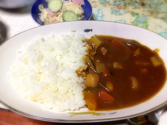 カレー、マカロニサラダ|ミサさん