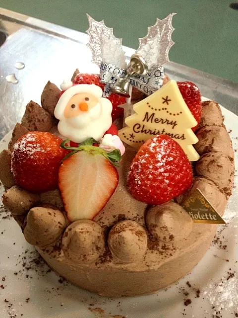 少し早いXmasケーキ完成🍰      次男のXmas会のお持たせ用に|まさまささん