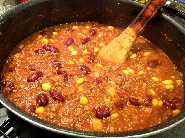 Snapdishの料理写真:Homemade Chili|Junya Tanakaさん