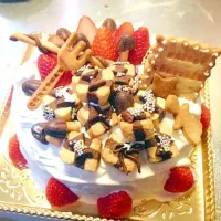 Snapdishの料理写真:Xmasケーキ！|CHIPARUKOさん